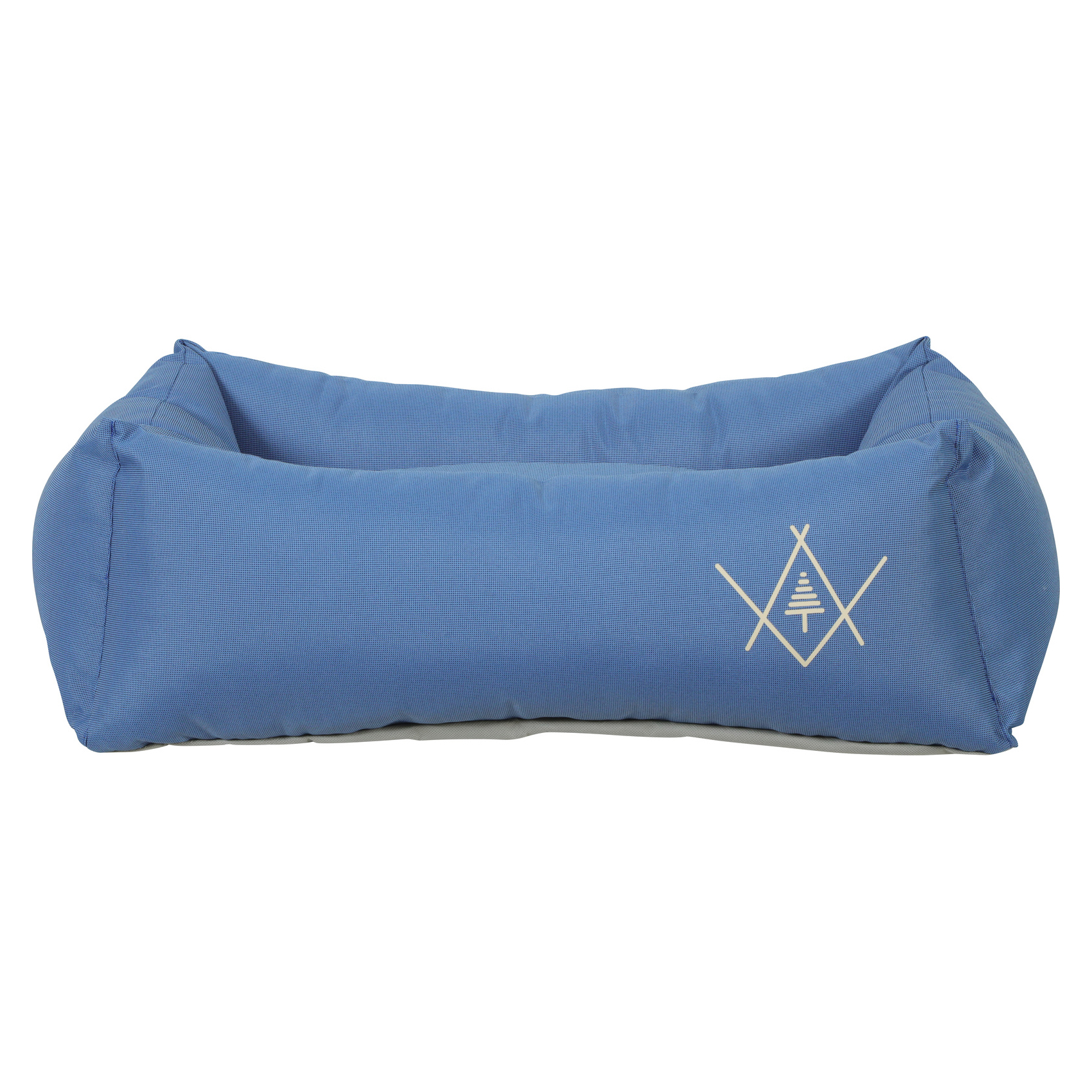 ZOLUX HUNDEKORB 4 SEASONS WATERAFSTOTEND POLYESTER ECKIG BLAU 74X60X23,5 CM