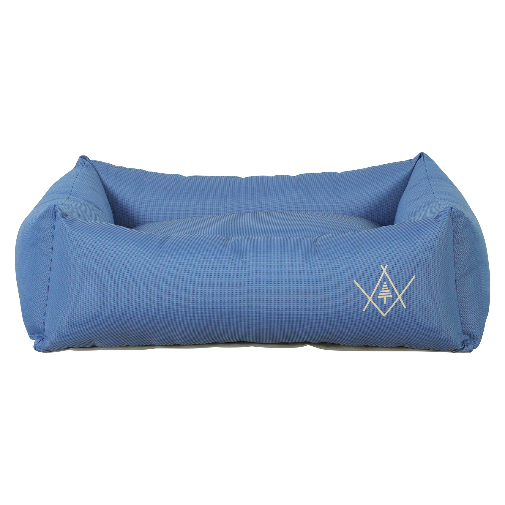 ZOLUX HUNDEKORB 4 SEASONS WATERAFSTOTEND POLYESTER ECKIG BLAU 96X79X30,5 CM