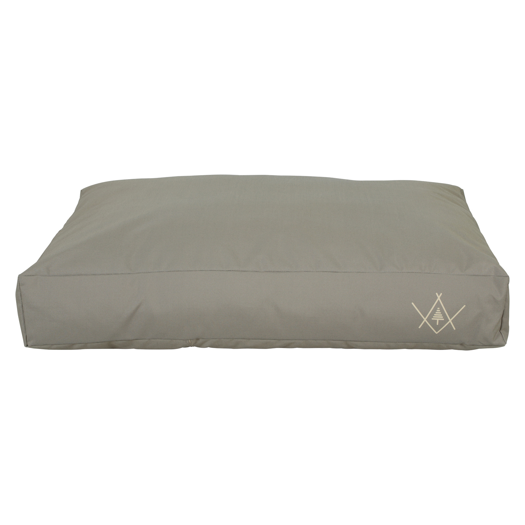 ZOLUX HONDENKUSSEN 4 SEASONS WATERAFSTOTEND POLYESTER ECKIG KHAKI 108,5X78X26 CM