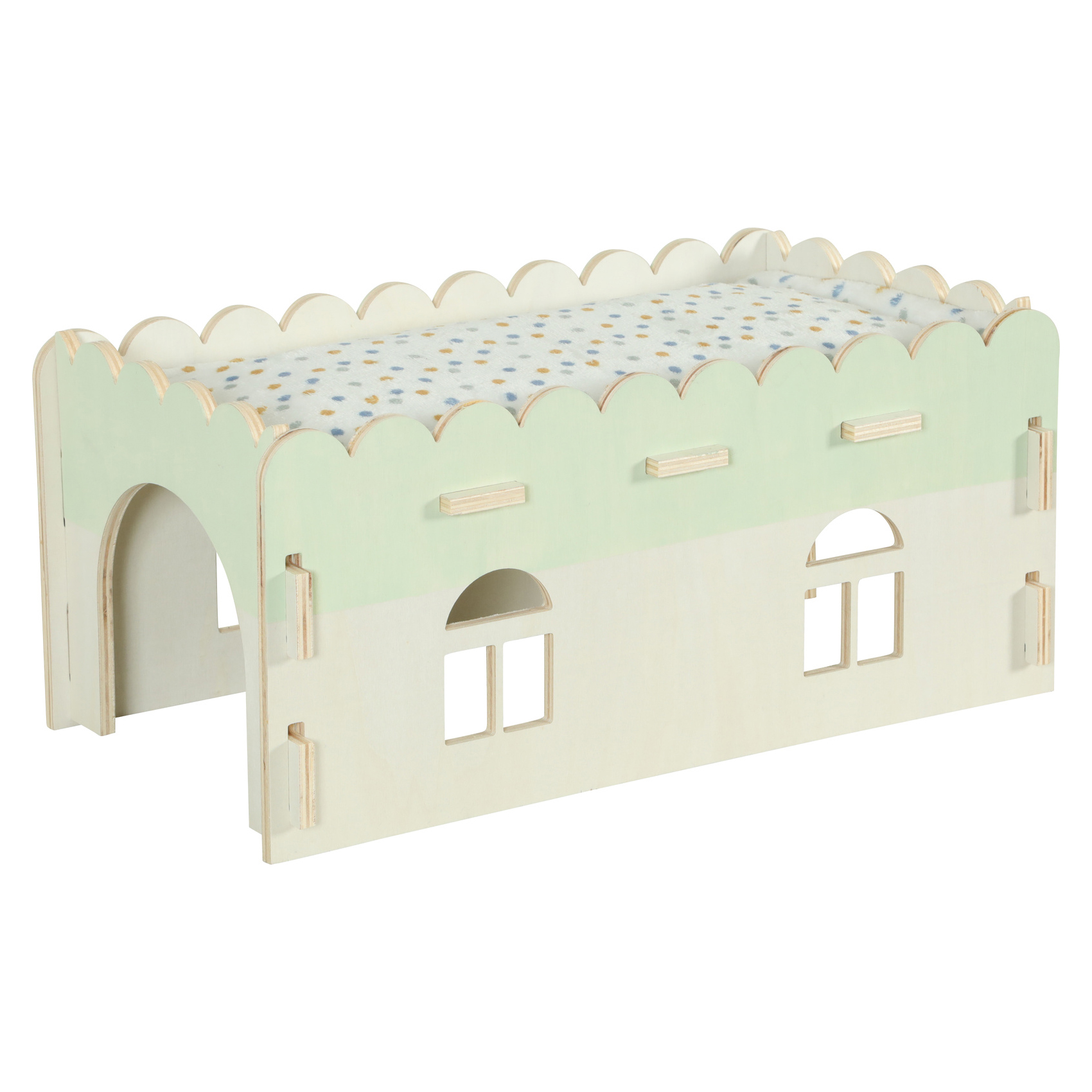 ZOLUX KNAAGHUIS COSY KANINCHEN UITBREIDING HOLZ 45X25X20 CM