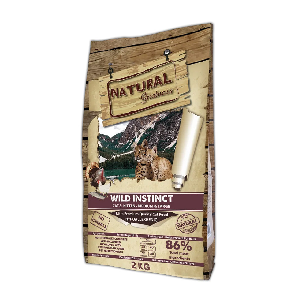NATURAL GREATNESS WILD INSTINCT MEDIUM/LARGE 2 KG