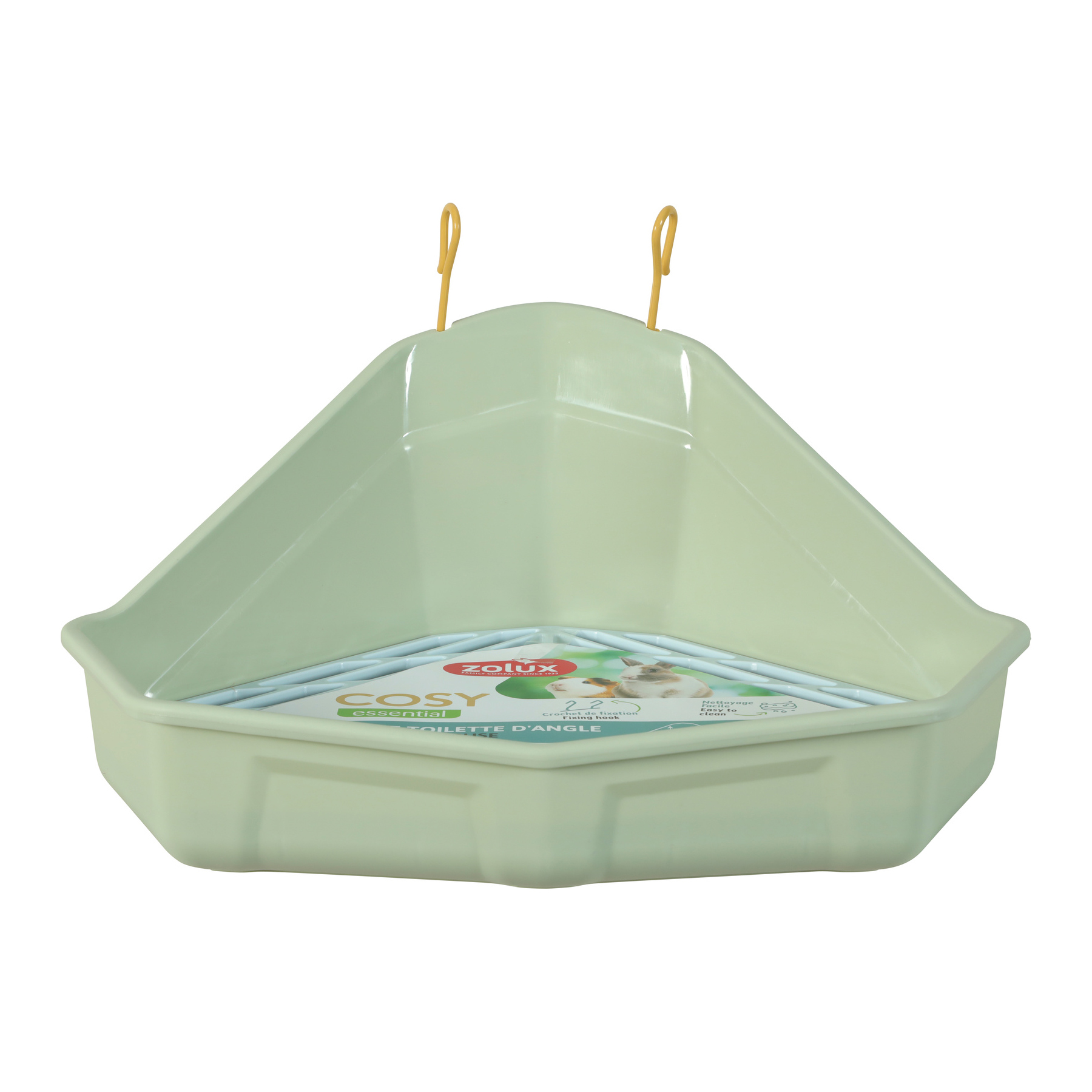 ZOLUX HOEKTOILET NAGETIER GRUEN 41,5X34,5X19 CM