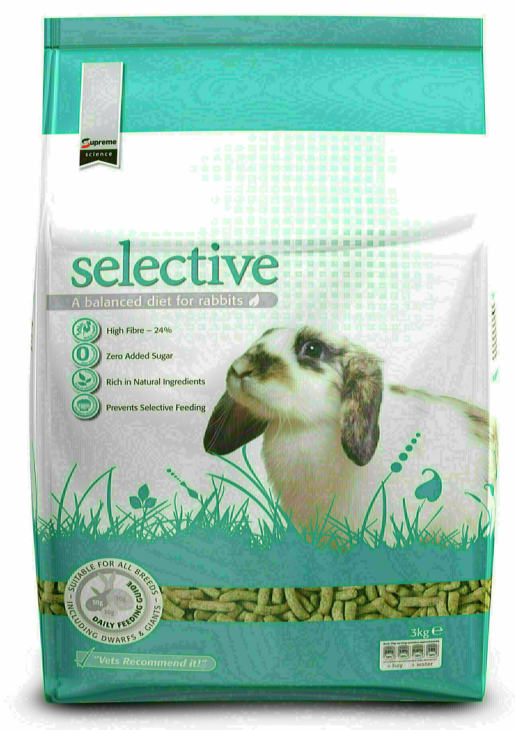 SUPREME SCIENCE SELECTIVE RABBIT 3 KG