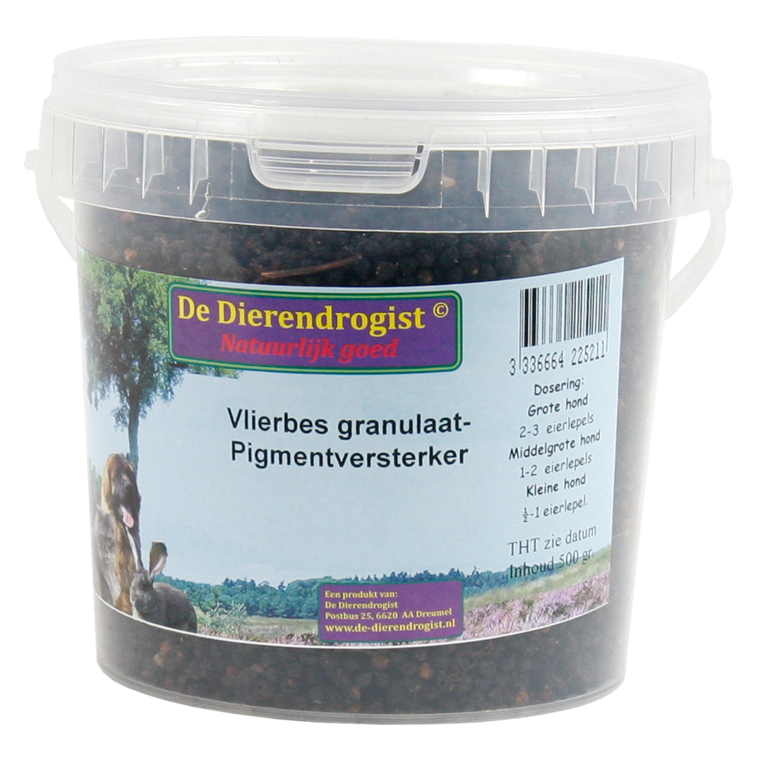 DIERENDROGIST VLIERBESGRANULAAT 500 G