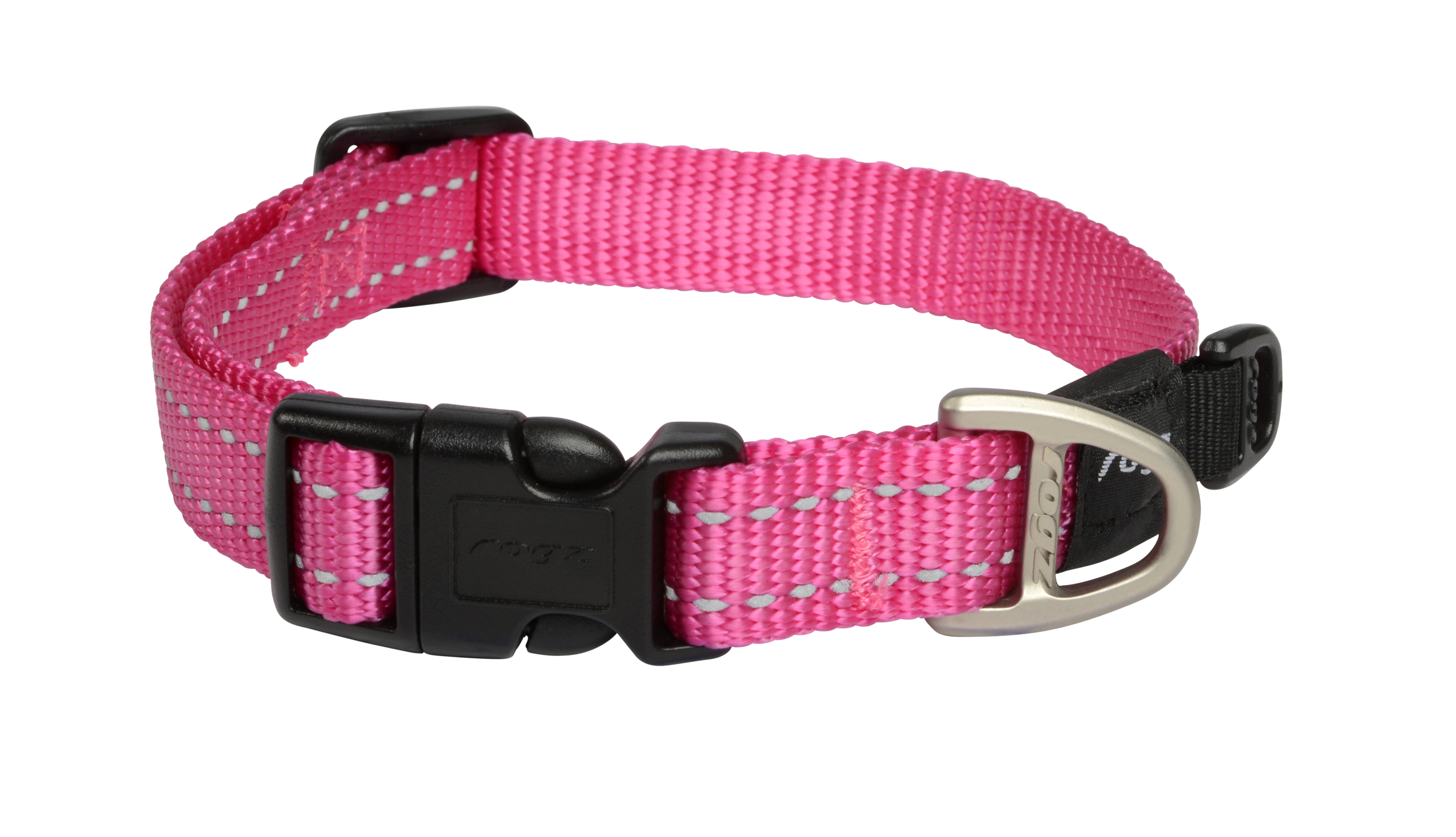 ROGZ FOR DOGS SNAKE HALSBAND ROSA 16 MMX26-40 CM