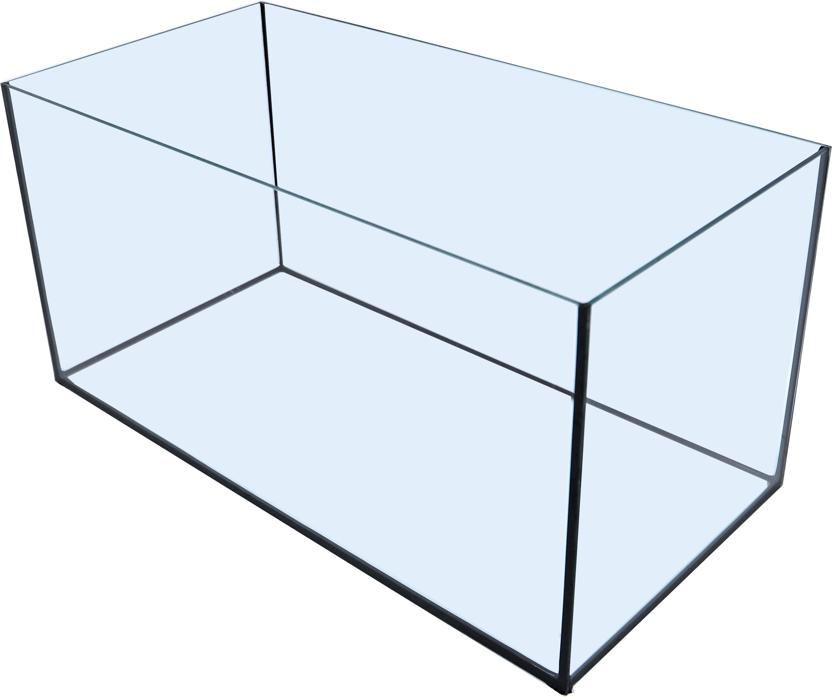 AQUARIUM MIT ZWARTE KIT 60X30X30 CM
