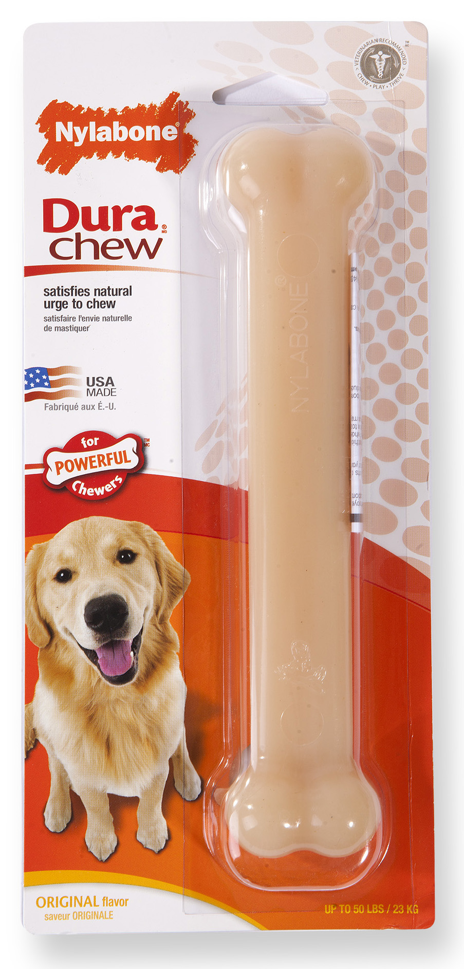 NYLABONE DURA CHEW ORIGINAL FUER HARDE BIJTERS BIS 23 KG