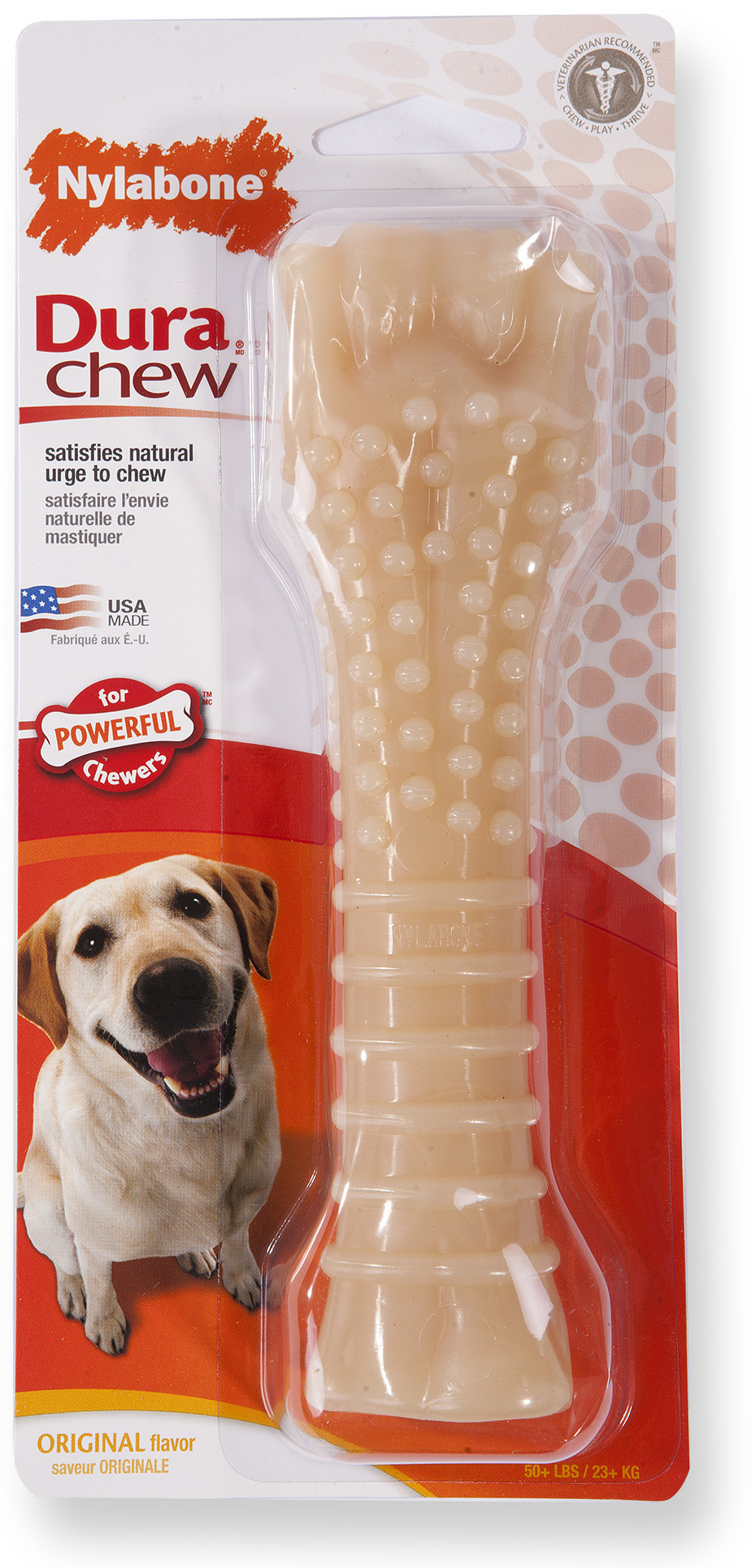 NYLABONE DURA CHEW ORIGINAL FUER HARDE BIJTERS VANAF 23 KG