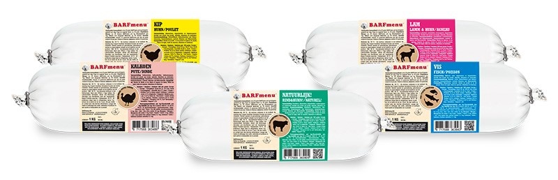 BARFMENU KOMPLETT HUNDEFUTTER 10X1000 G