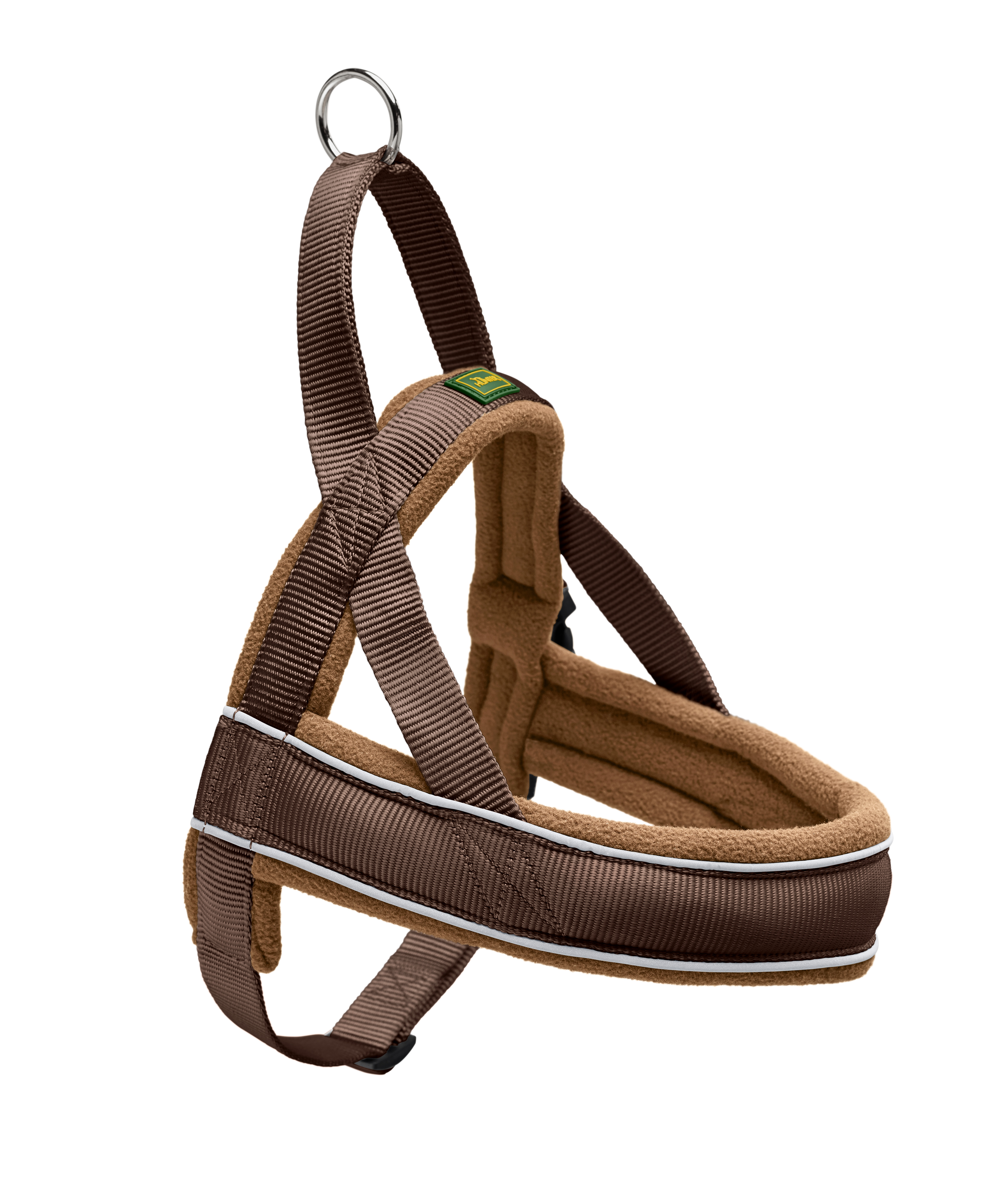 HUNTER GESCHIRR NORWEGER RACING NYLON BRAUN/COGNAC XL 72-90X3,8 CM