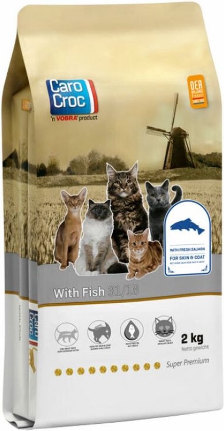 CAROCROC KATZE FISCH 2 KG