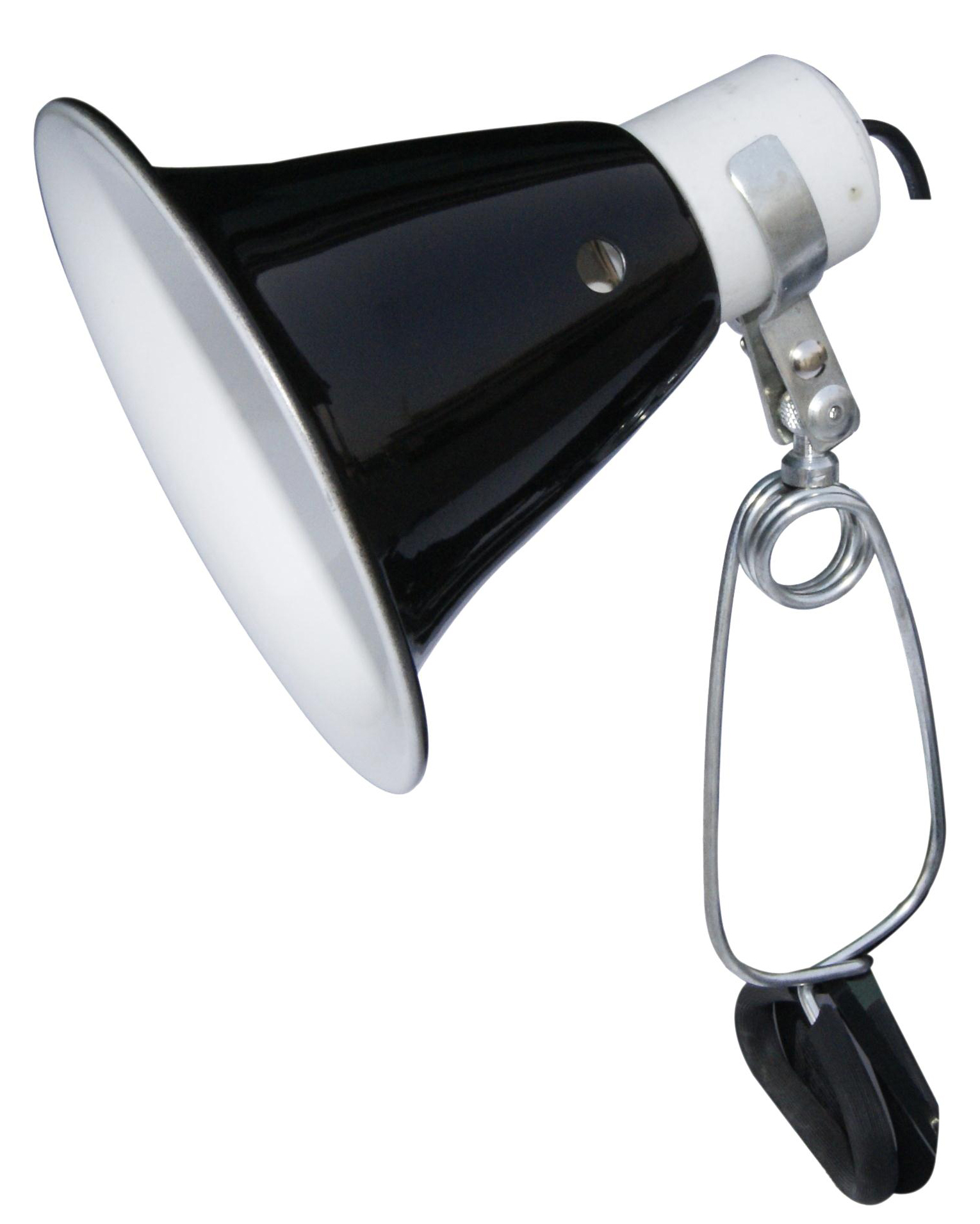 KOMODO BLACK DOME CLAMP LAMPE FIXTURE 14 CM