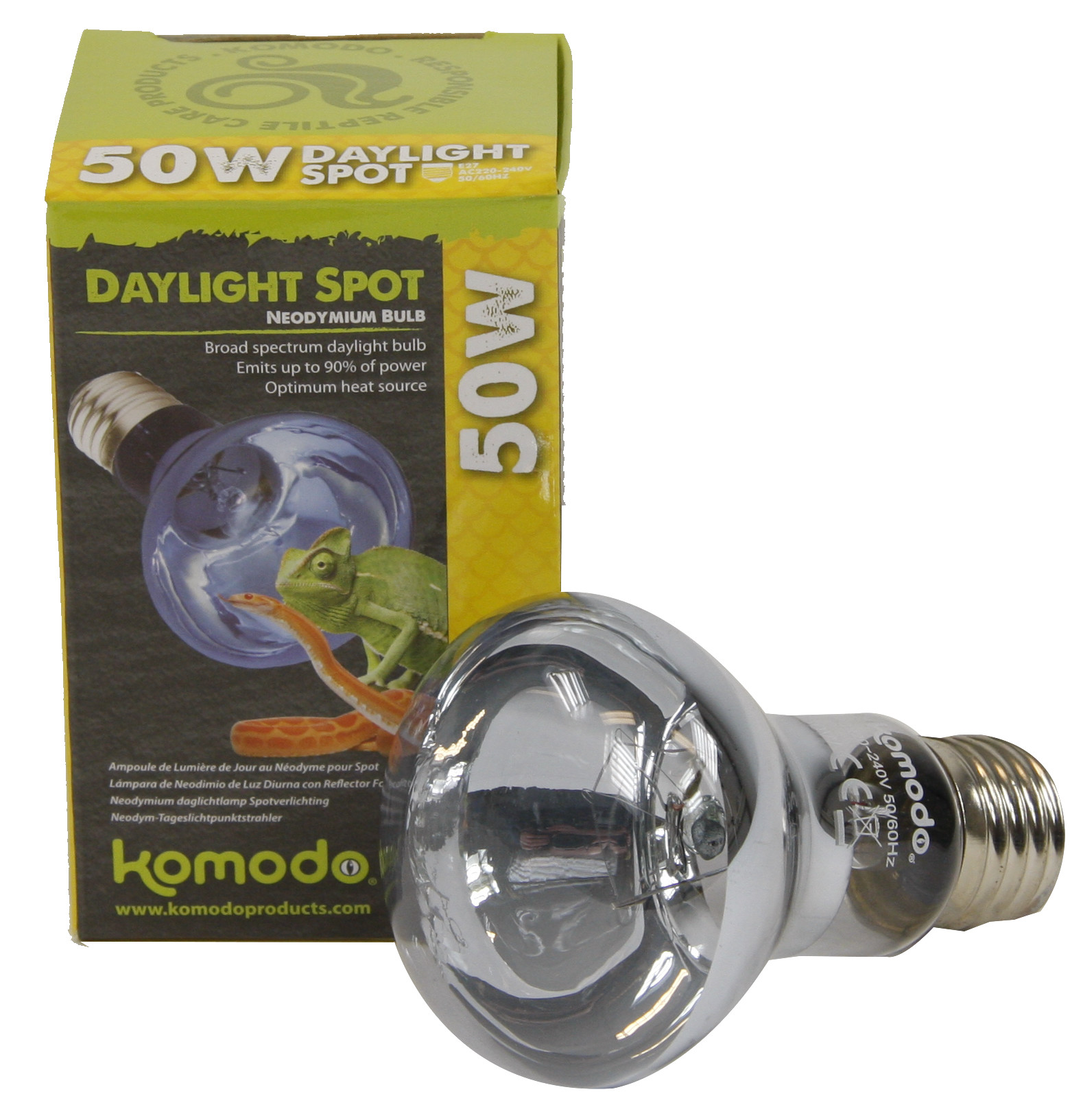 KOMODO NEODYMIUM DAGLICHT LAMPE ES 50 WATT
