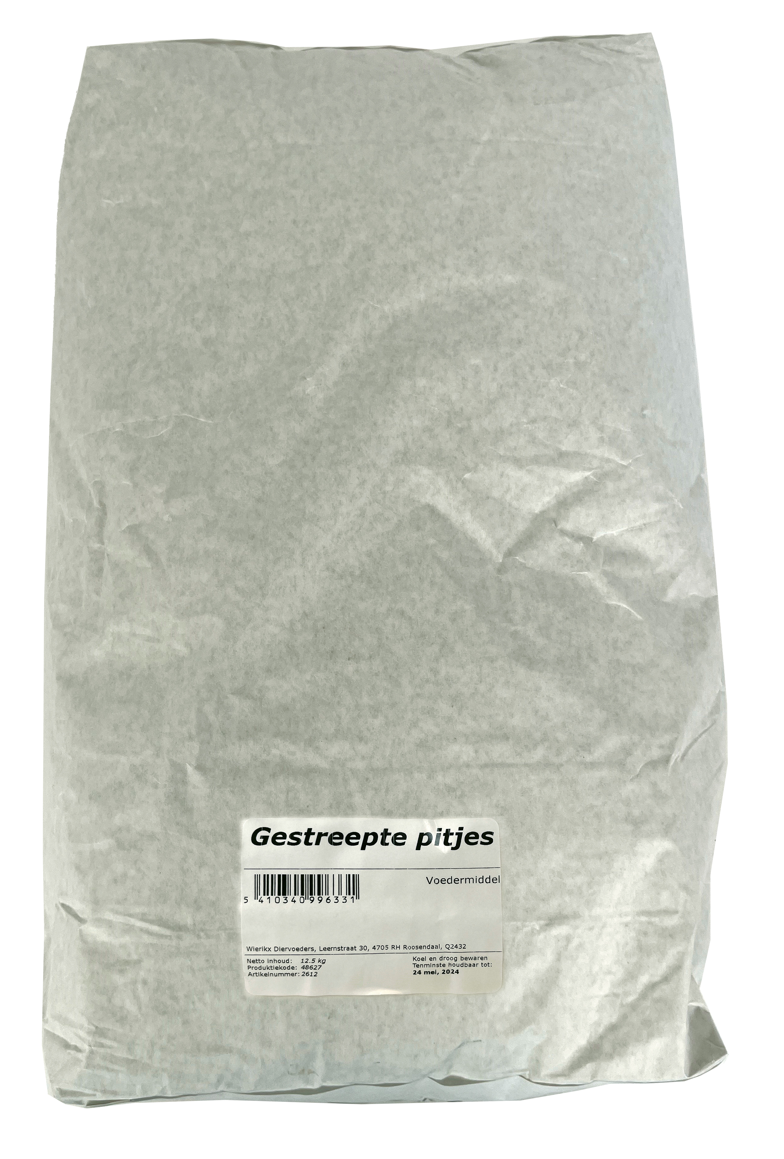ZONNEBLOEMPITTEN GESTREEPT 12,5 KG
