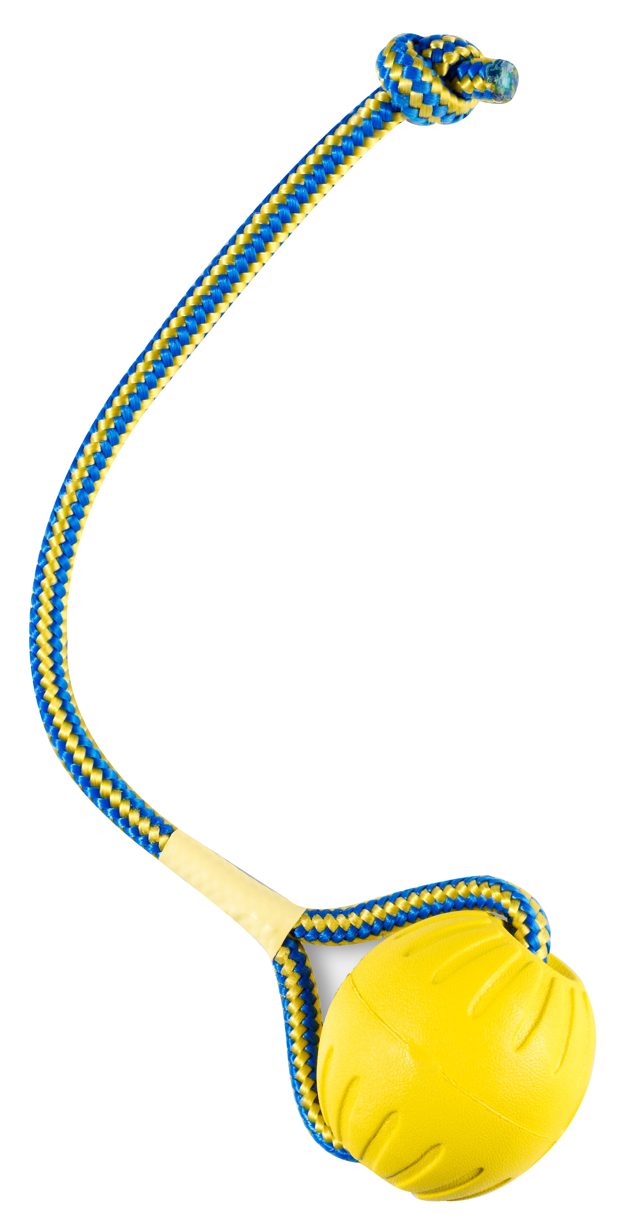 STARMARK SWING 'N FLING DURAFOAM FETCH BALL AAN KOORD MEDIUM 7 CM