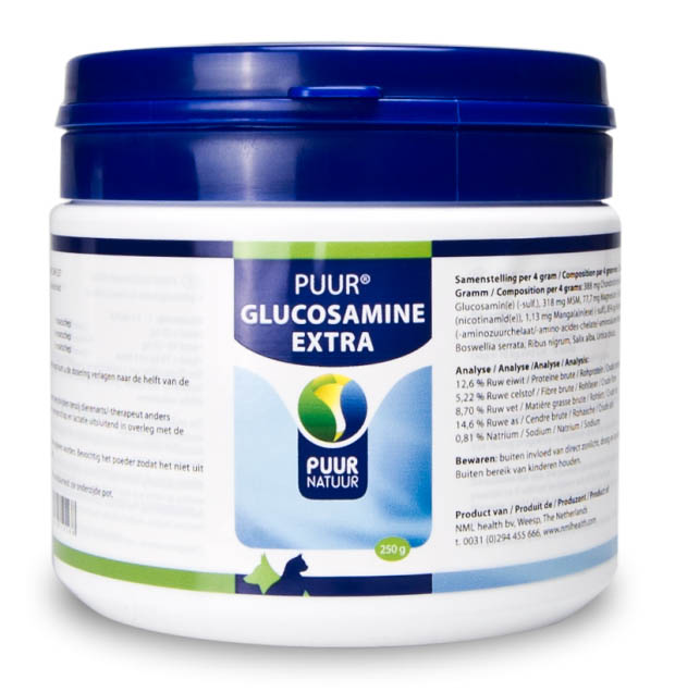 PUUR NATUUR GLUCOSAMINE EXTRA (KOMPLETT) FUER HUND UND KATZE 250 G