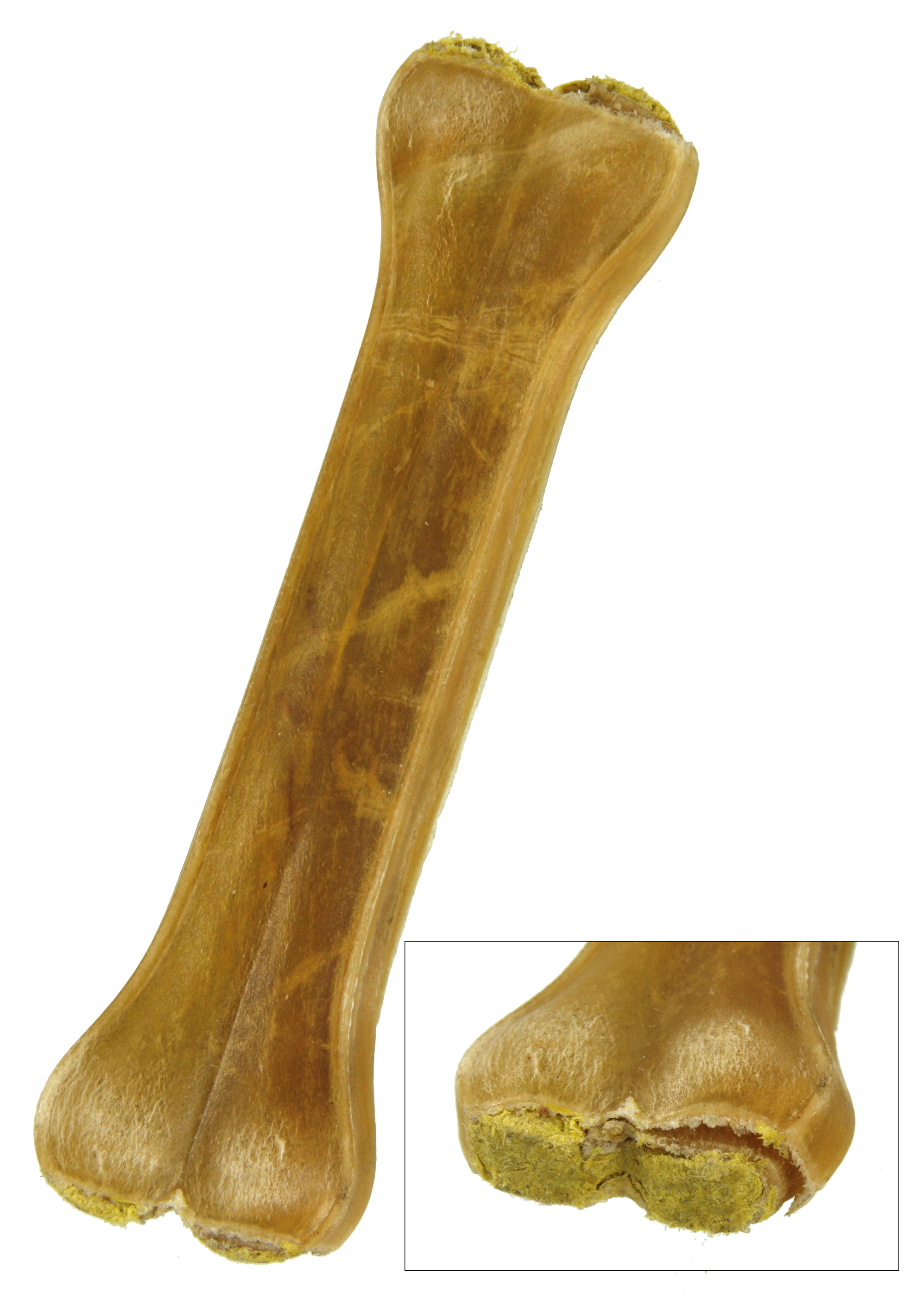 PETSNACK GEPERST KNOCHEN GEVULD MIT HUHN 20 CM 5 STK.