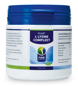 PUUR NATUUR L-LYSINE HUND UND KATZE 50 G