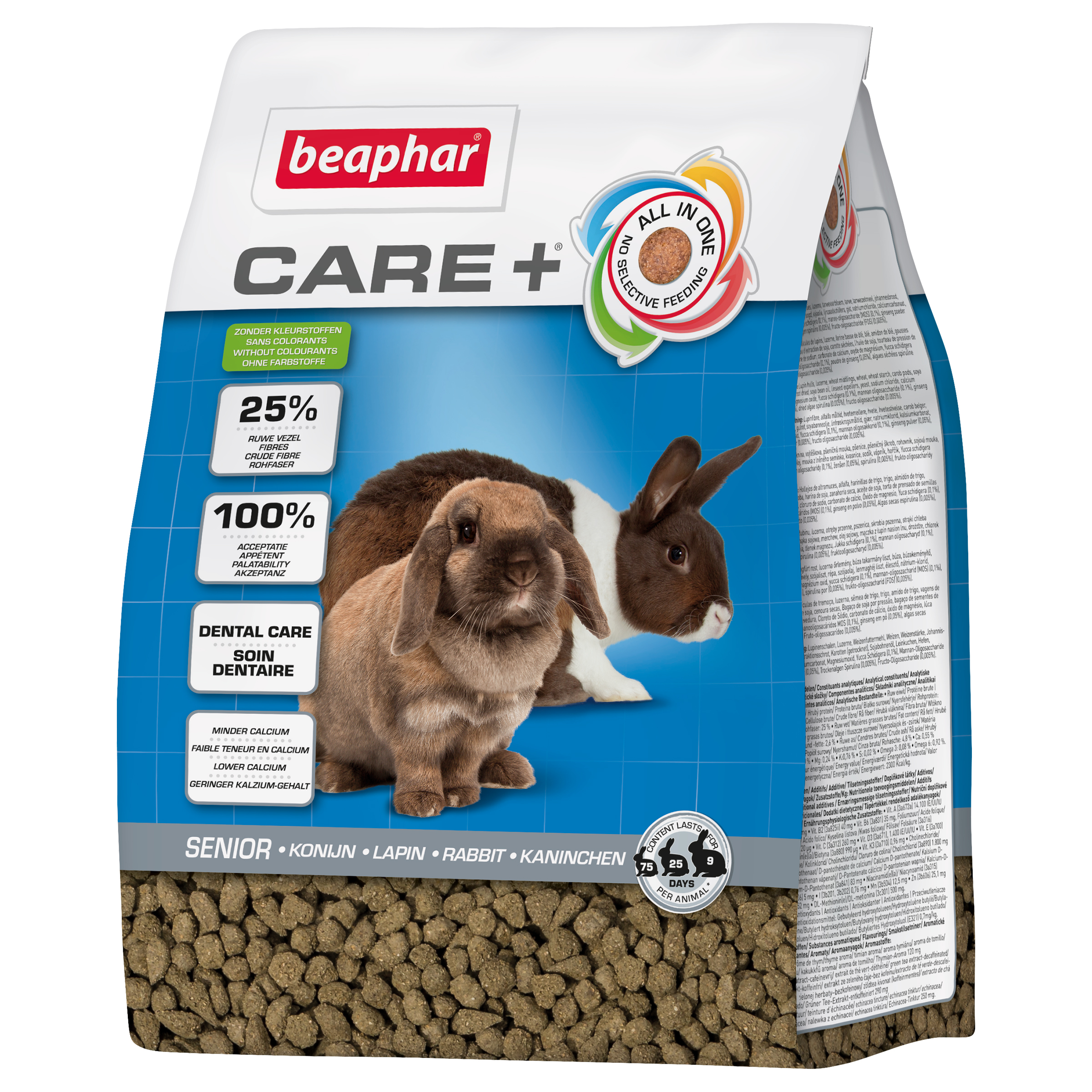BEAPHAR PFLEGE+ KANINCHEN SENIOR 1,5 KG