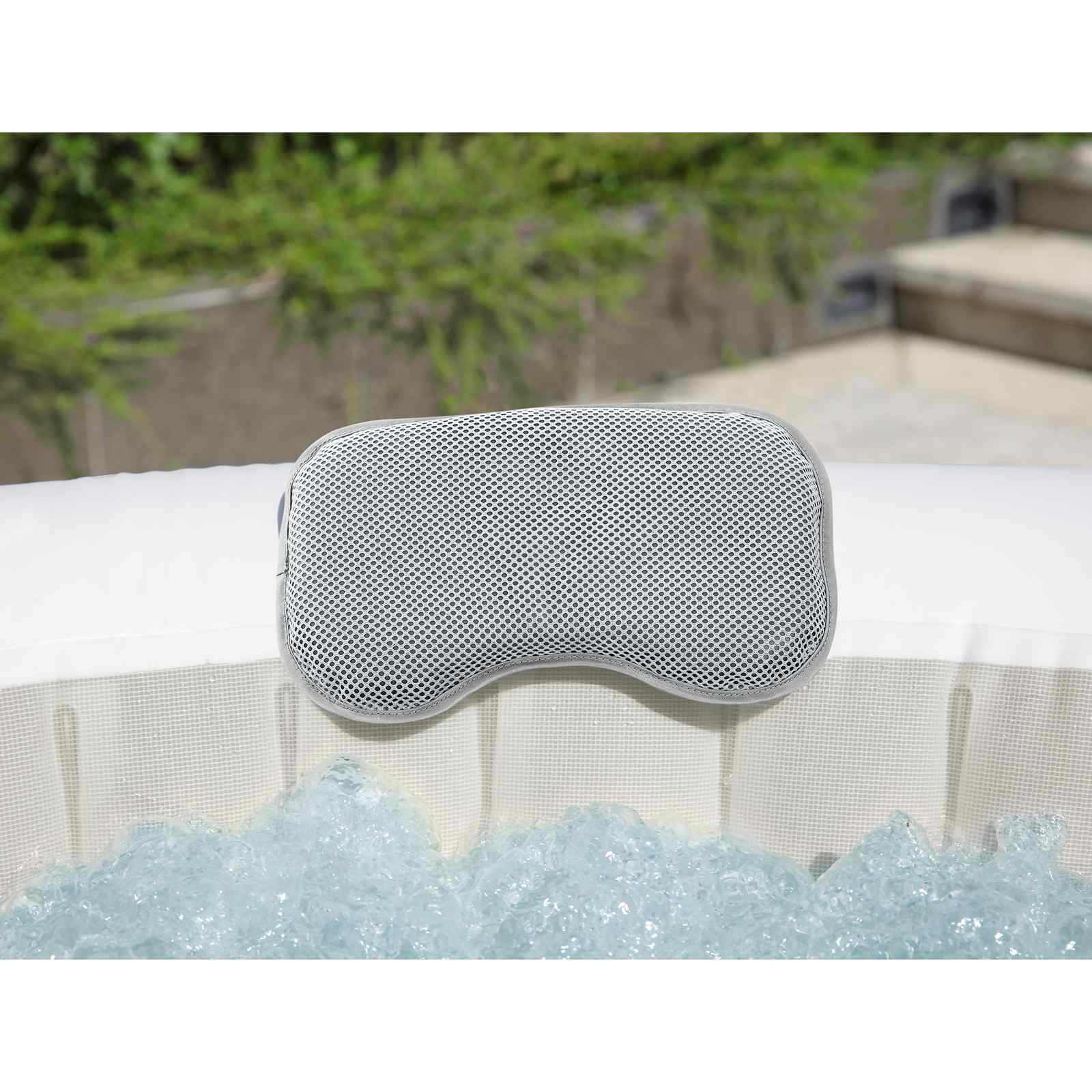 Bestway Spa Badkissen 2 stk. Stahl und PVC Grau