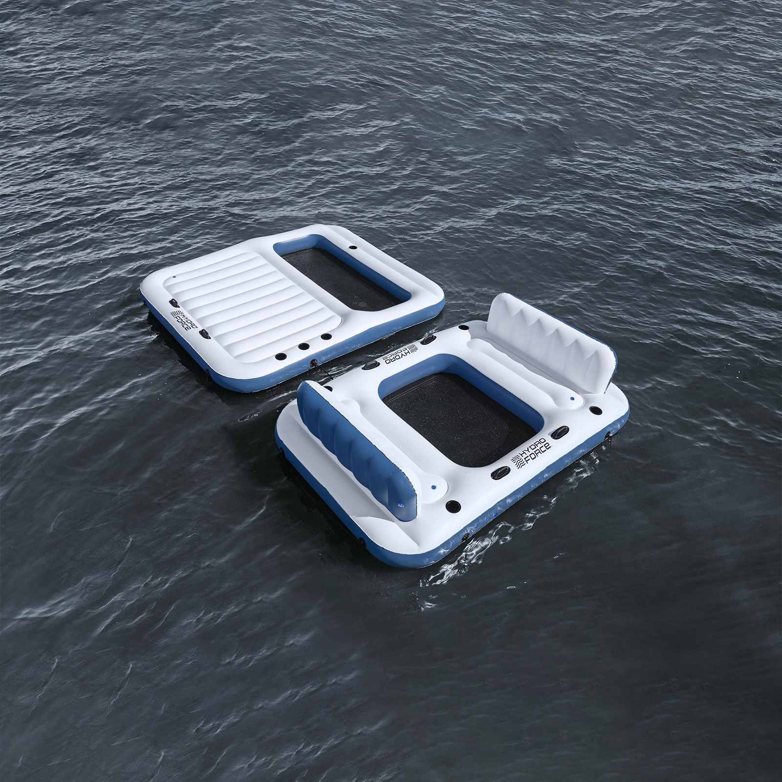Bestway Hydro-Force Schwimmende Insel 2 stk. PVC Weiß und Blau