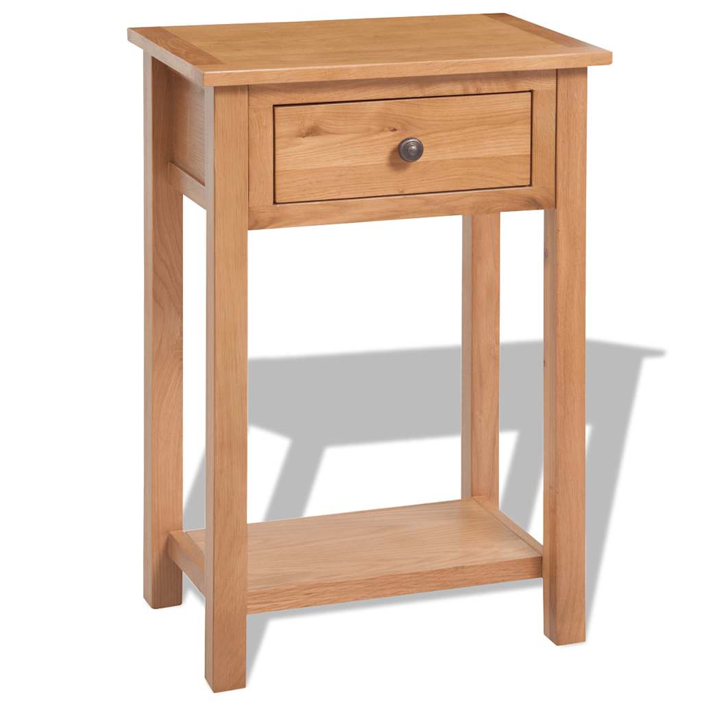 Konsolentisch 50x32x75 cm Massivholz Eiche