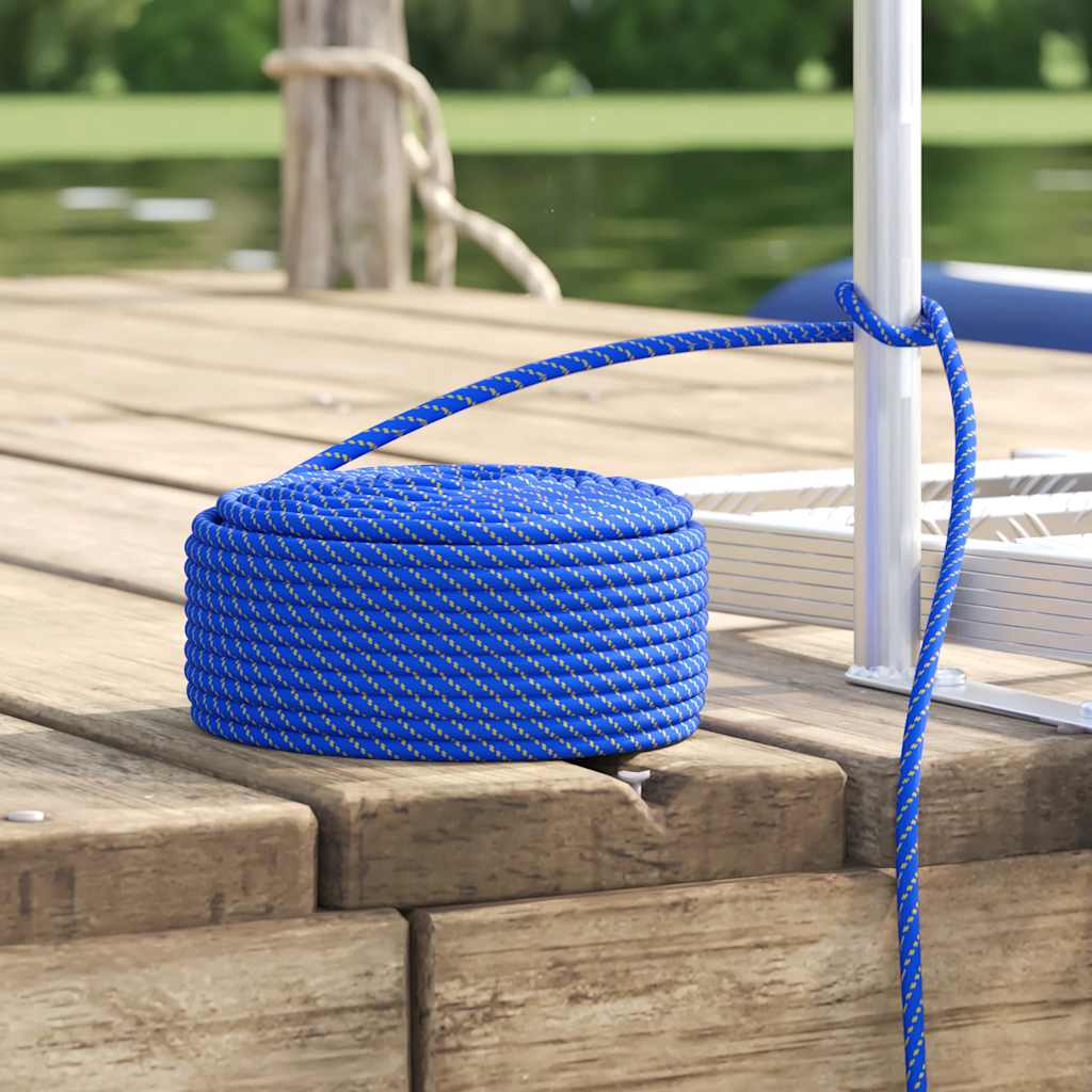 Bootsseil Polypropylen 10 mm 50 m Blau