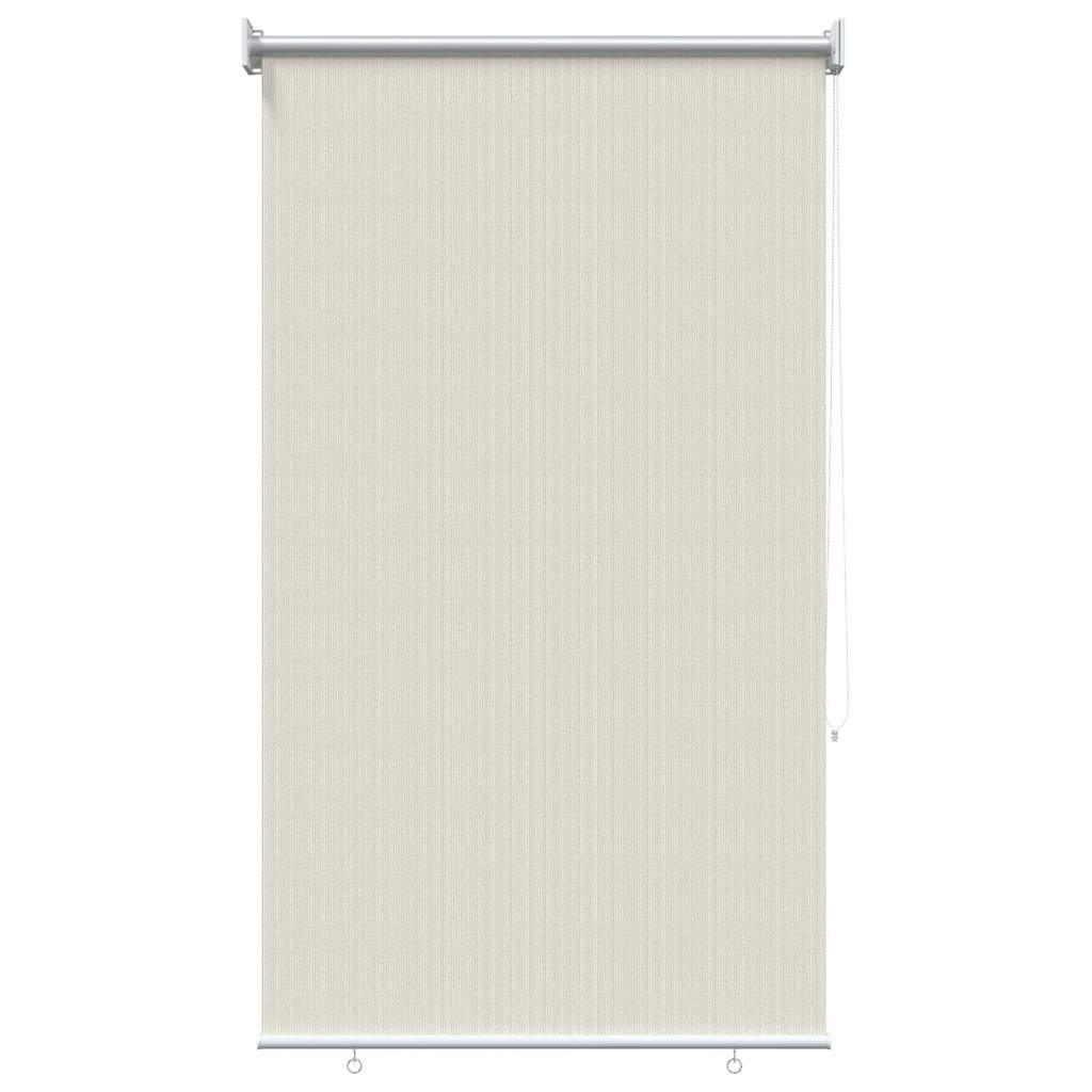 Außenrollo 105 (B)x140 (H) cm Cremeweiß