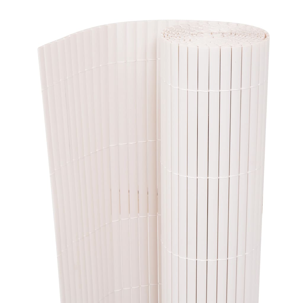 Gartenzaun Weiß 150 x 500 cm PVC