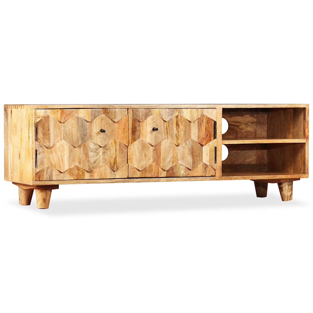 TV-Schrank Massivholz Mango 118x35x40 cm