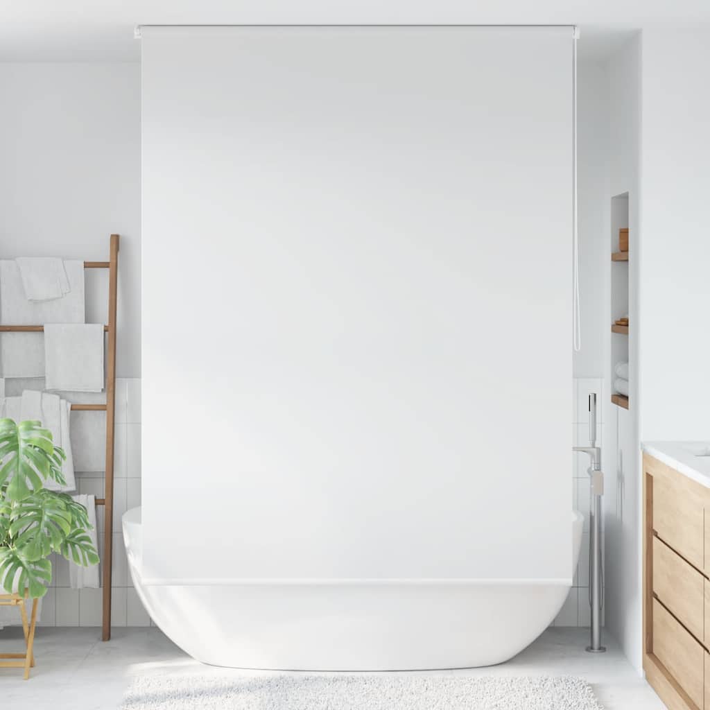 Duschrollo 160 x 240 cm Weiß