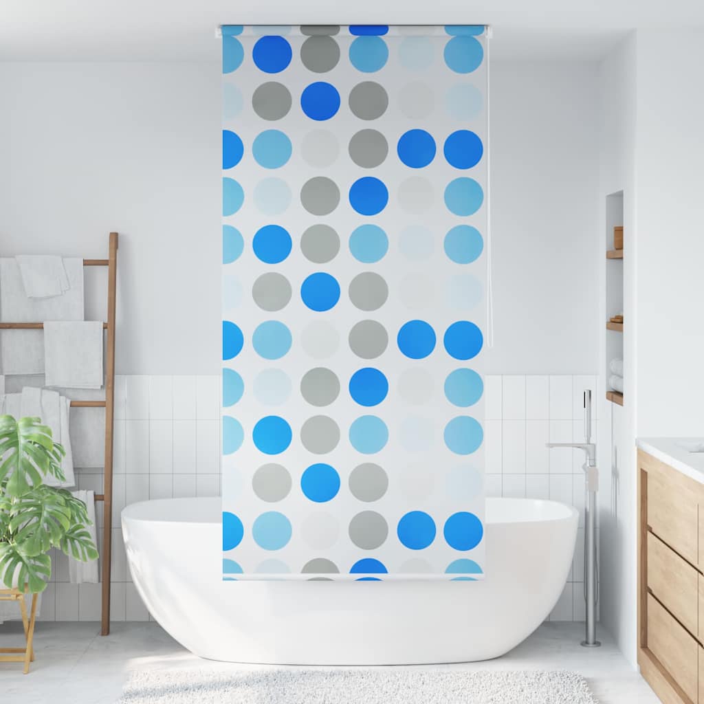 Duschrollo 100 x 240 cm Kreismuster