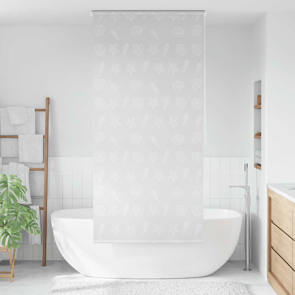 Duschrollo 80x240 cm Seesternmuster