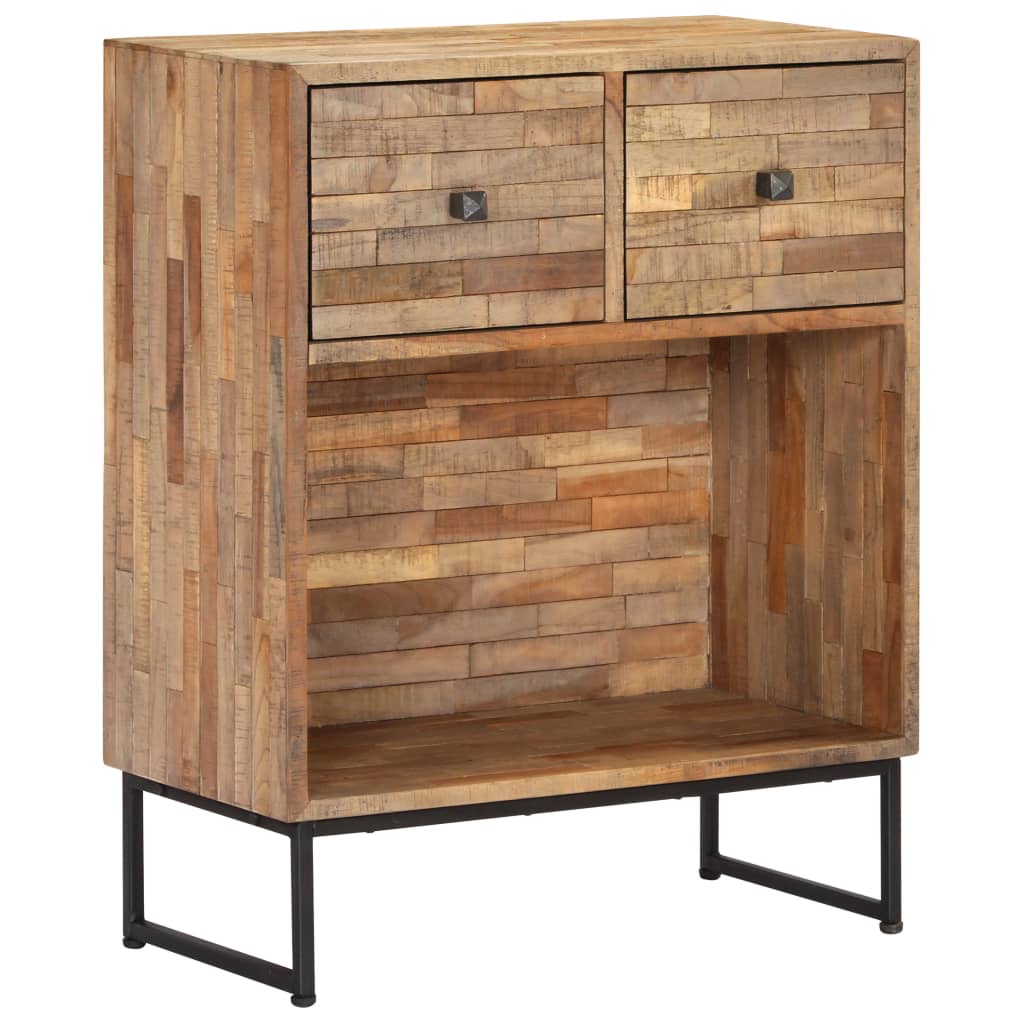 Sideboard Recyceltes Teakholz 60x30x75 cm