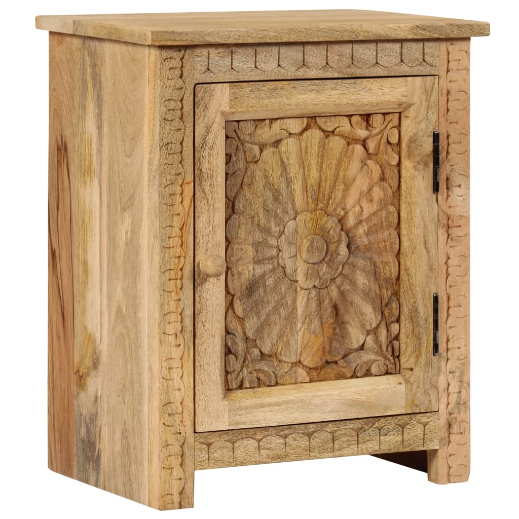 Nachttisch Massivholz Mango 40x30x50 cm