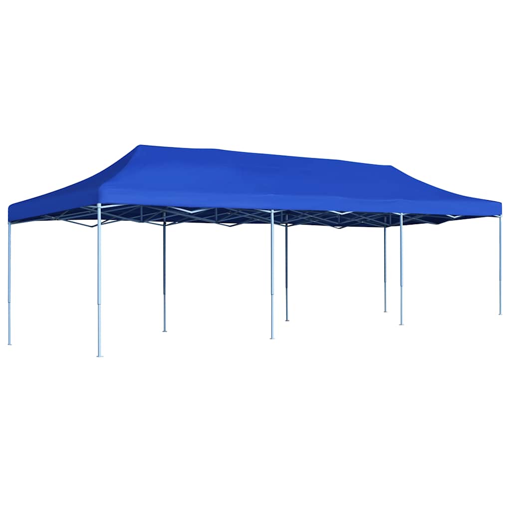 Faltzelt Pop-Up Partyzelt 3 x 9 m Blau