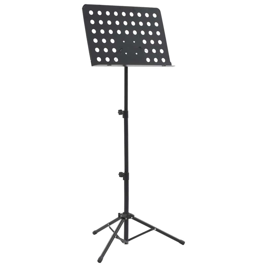 Notenständer Schwarz Stahl