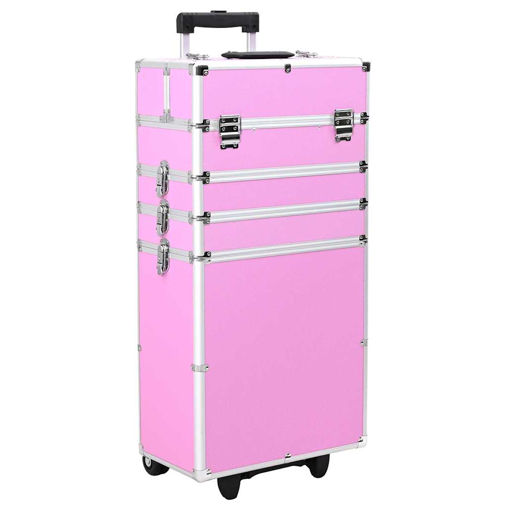 Kosmetikkoffer Aluminium Rosa