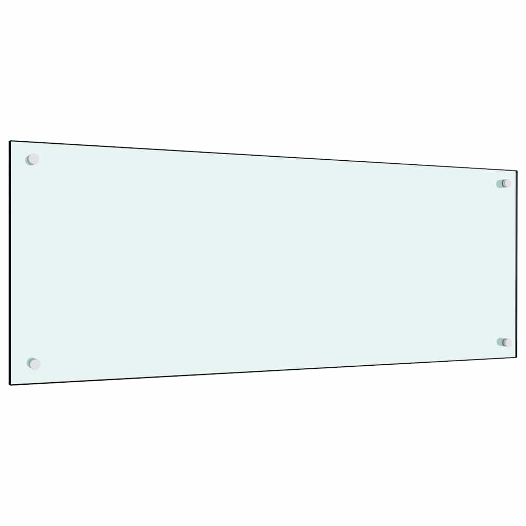 Küchenrückwand Milchweiß 100x40 cm Hartglas