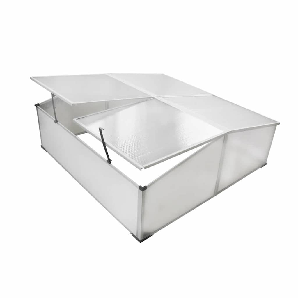 Frühbeet mit 4 Deckeln