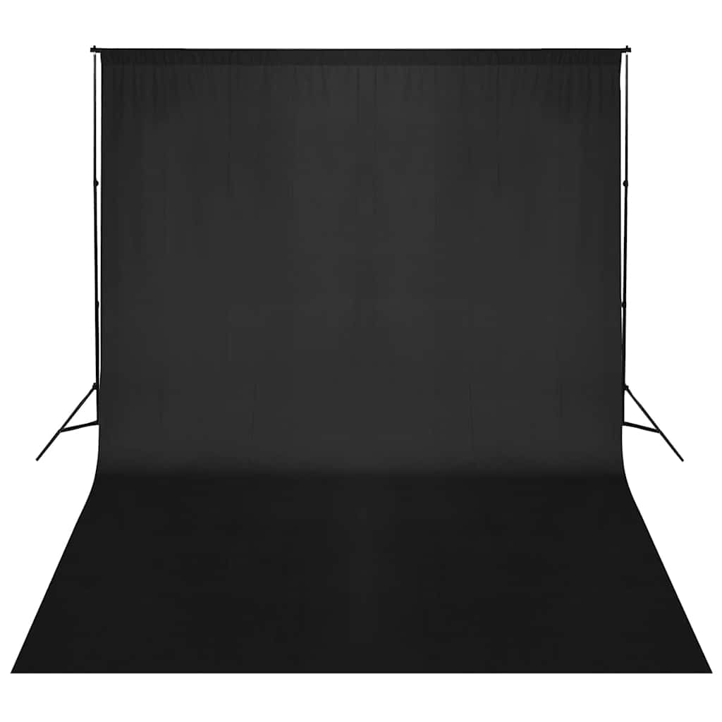 Fotohintergrund-System 500 x 300 cm Schwarz