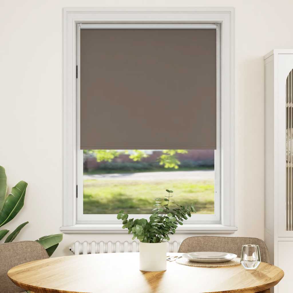 Verdunkelungsrollo 84,4 x 175 cm, Stoffbreite 80 cm, Kaffeebraun