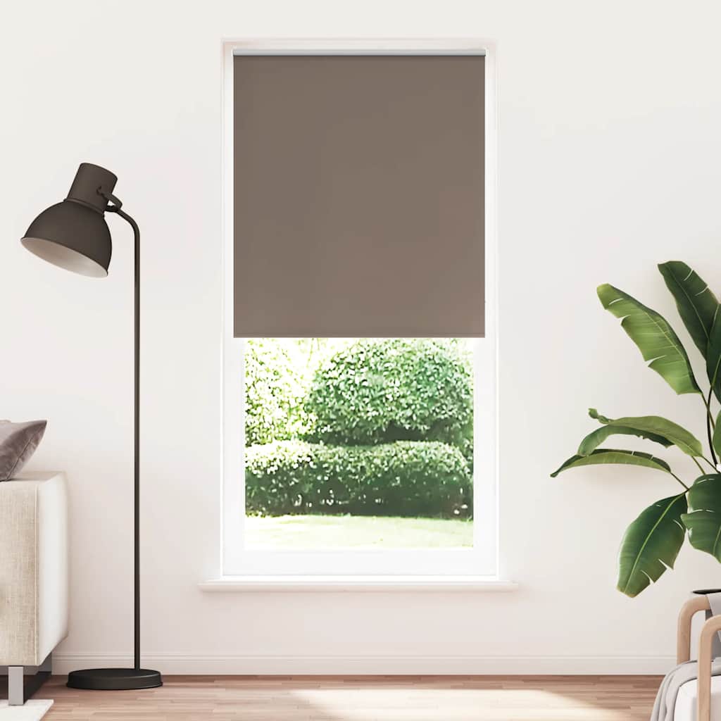 Verdunkelungsrollo 104,4 x 230 cm, Stoffbreite 100 cm, Kaffeebraun