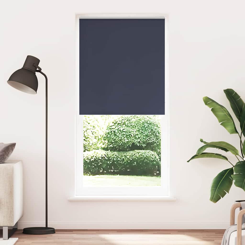 Verdunkelungsrollo 124,4 x 230 cm, Stoffbreite 120 cm, Marineblau
