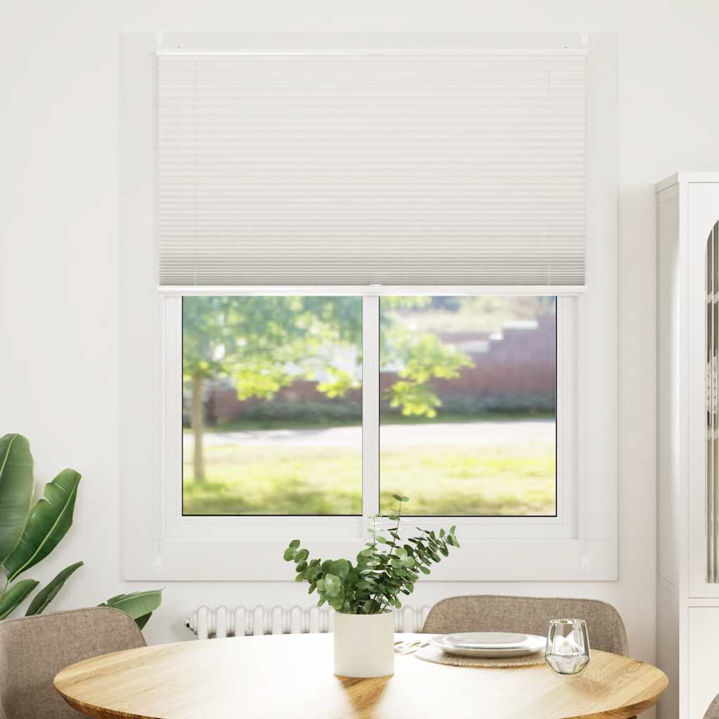 Plissee Faltrollo Rollo Plisseerollo 100x150cm Weiß
