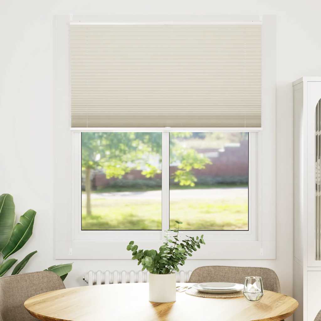 Plissee Faltrollo Rollo Plisseerollo 110x100cm Creme