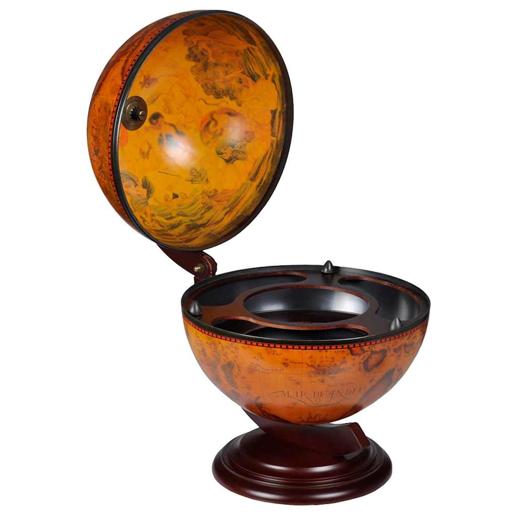 Globus-Minibar Flaschenregal Eukalyptusholz