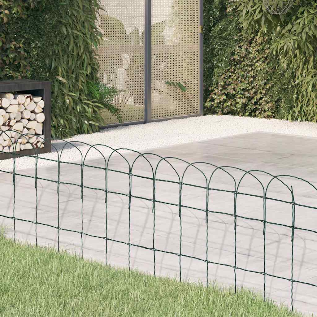 Beetzaun Pulverbeschichtetes Eisen 25×0,4 m