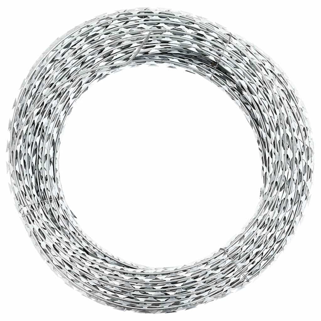 Stacheldraht Concertina Klingendraht Verzinkter Stahl 60 m
