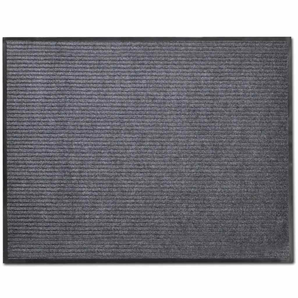 Türmatte Grau 90 x 150 cm PVC